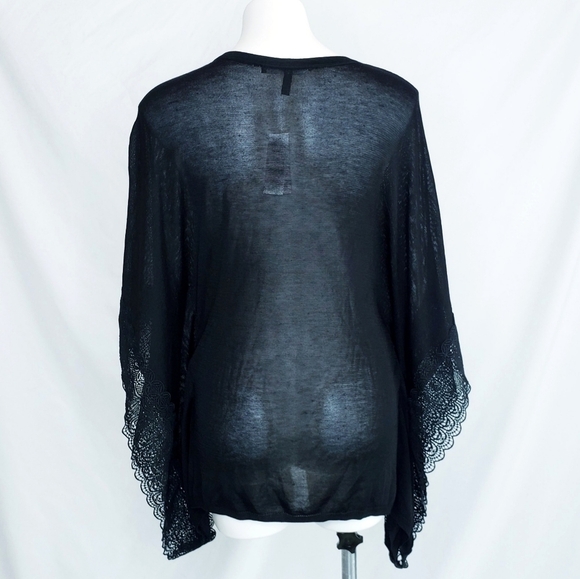 NWT WHBM White House Black Market Butterfly Lace Pullover Sweater - Picture 3 of 10